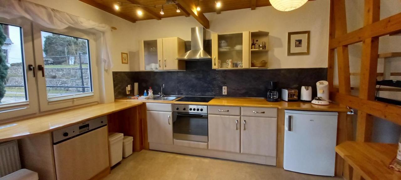 Ferienhaus "Am Schleifenbach" Saalfeld Saale Dış mekan fotoğraf